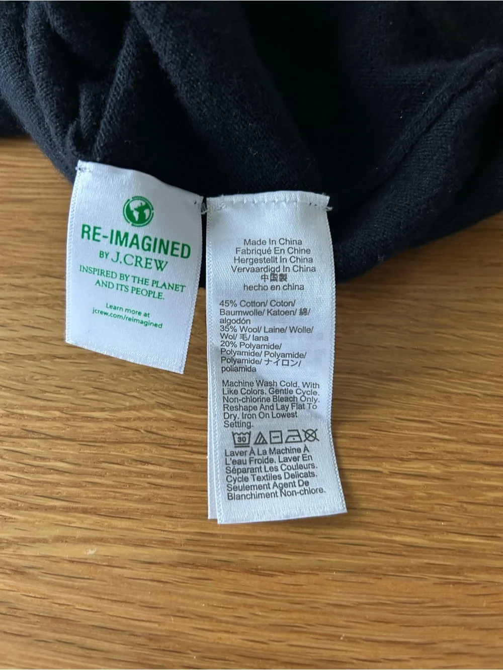 J. Crew Women’s Black Crewneck Sweater